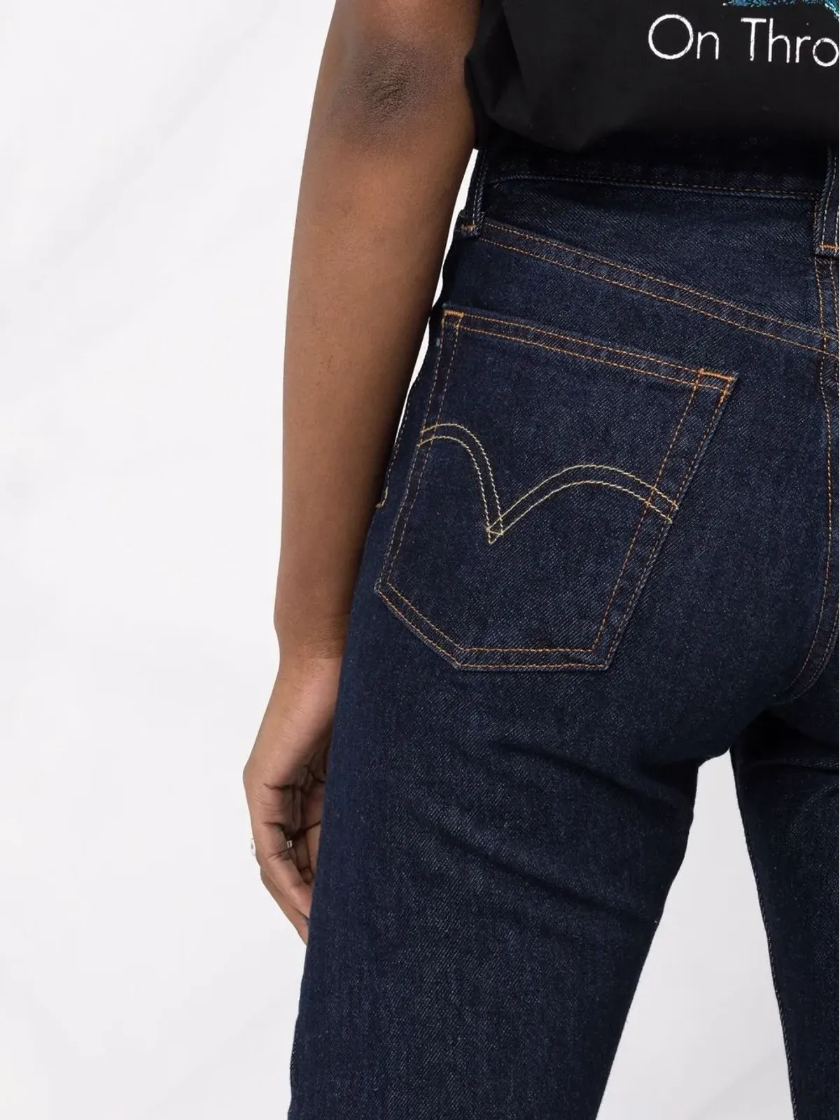 Levi's 501 オリジナルストレートジーンズ ブルー - 画像5
