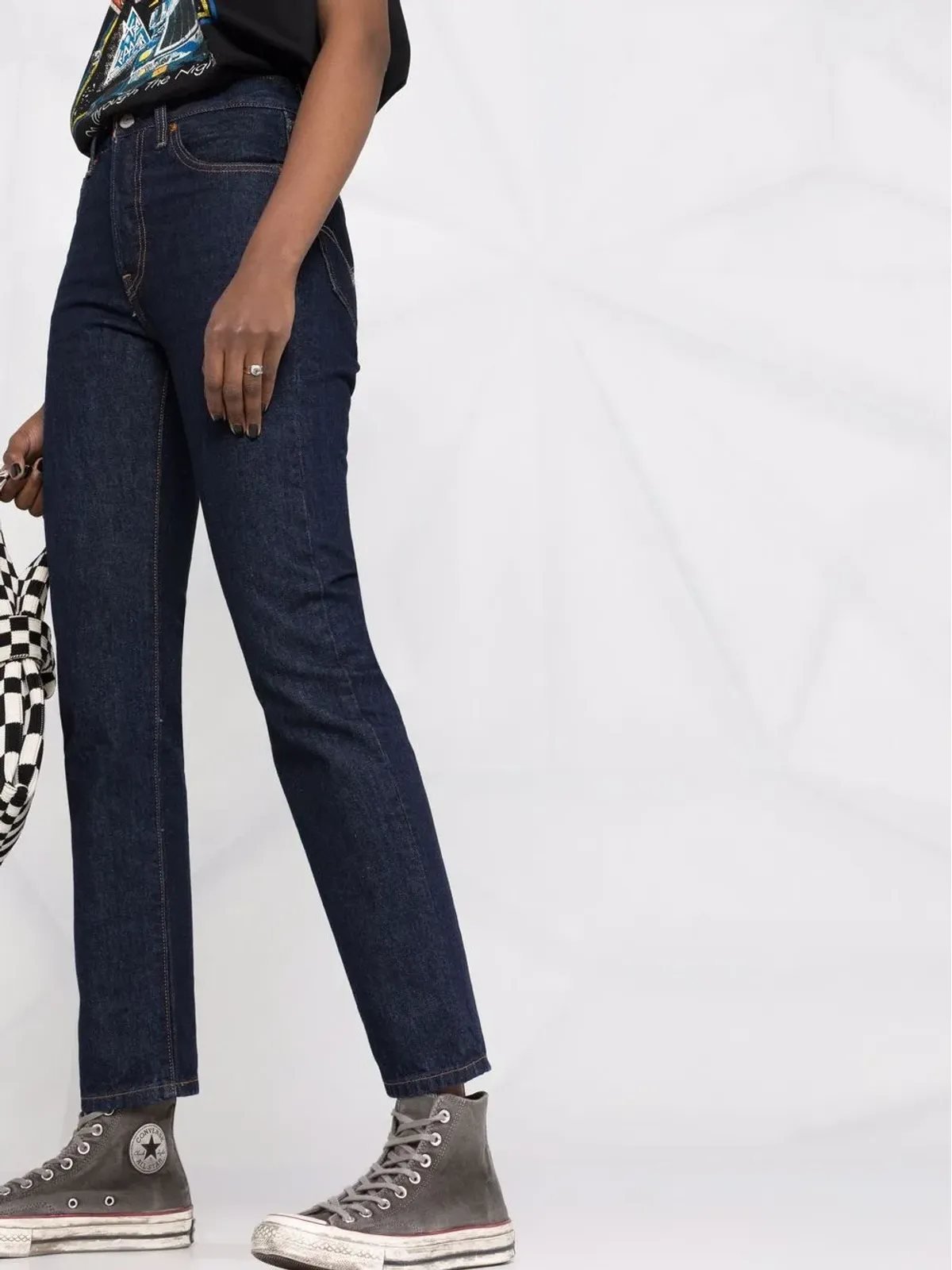 Levi's 501 オリジナルストレートジーンズ ブルー - 画像3