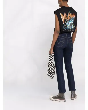 Levi's 501 オリジナルストレートジーンズ ブルー - サムネイル4