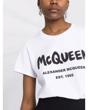 Alexander McQueen ロゴプリント コットンTシャツ - サムネイル5
