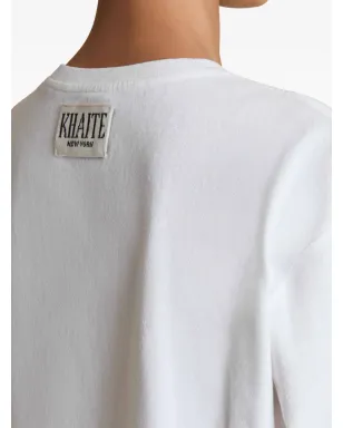 KHAITE Mae ロゴアップリケ Tシャツ - サムネイル5