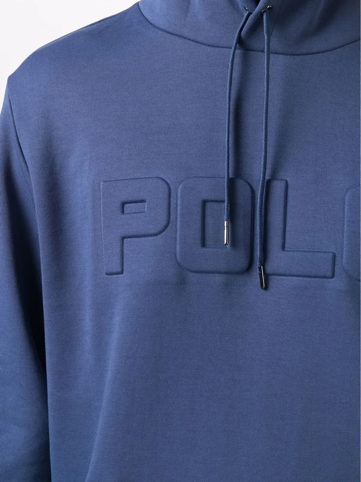 Polo Ralph Lauren エンボスロゴ ドローストリングフーディー ブルー - 画像5