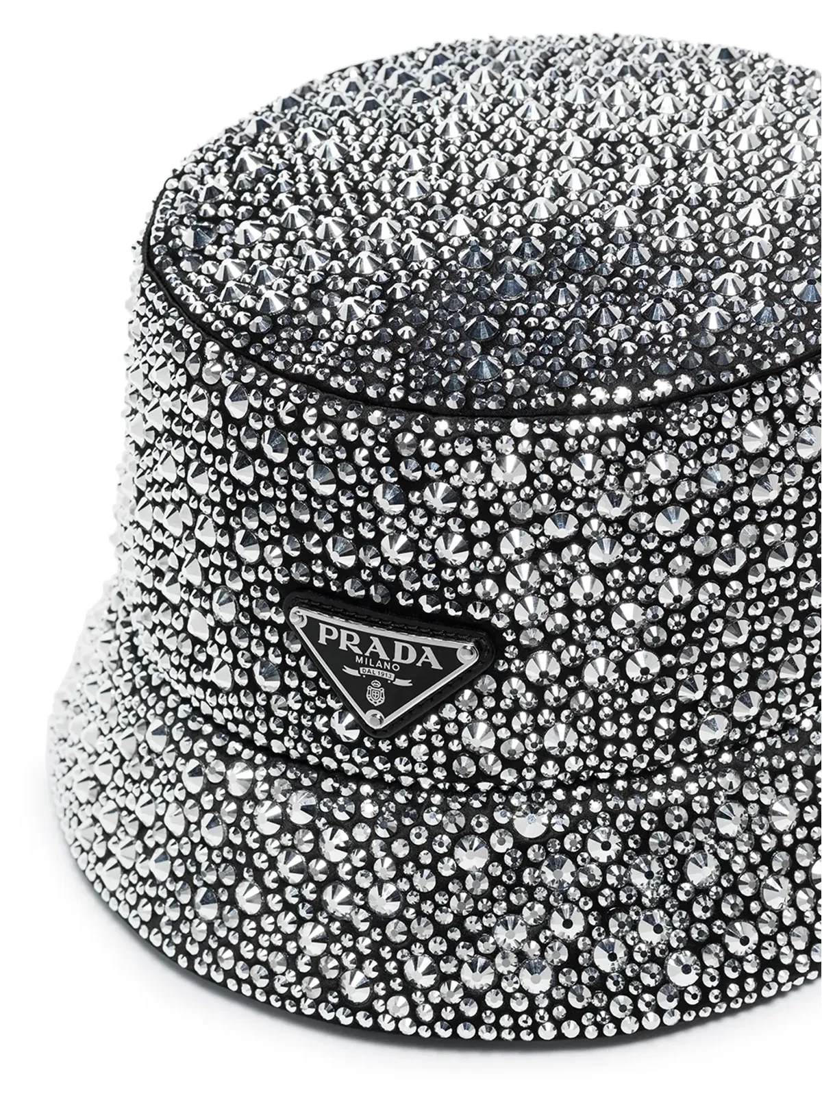 Prada クリスタル装飾バケットハット - 画像5