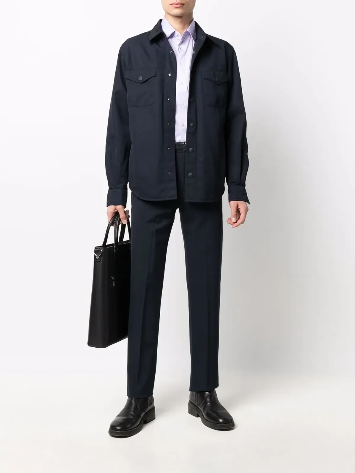 Giorgio Armani 長袖シャツジャケット - 画像2
