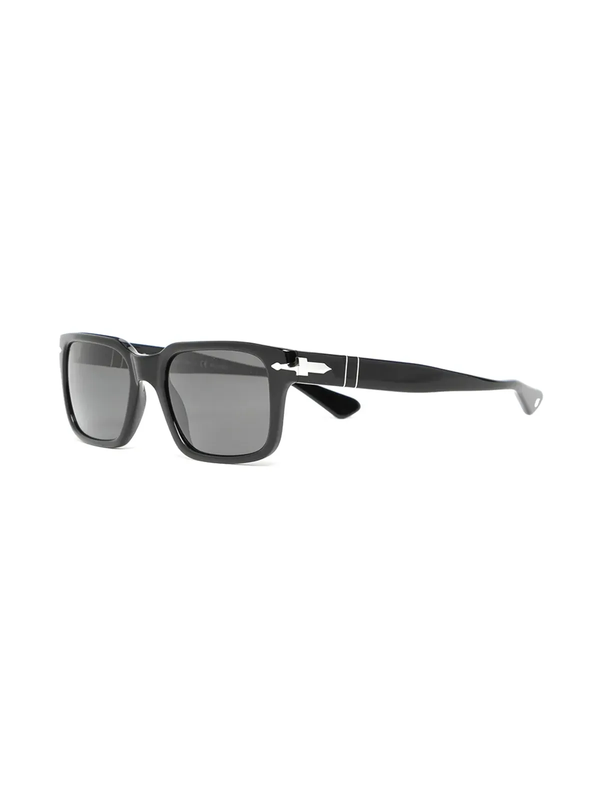 Persol PO3271S スクエアフレーム サングラス（ブラック） - 画像2