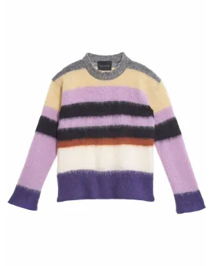 Marc Jacobs ブラッシュドストライプ ジャンパー - ピンク - サムネイル1