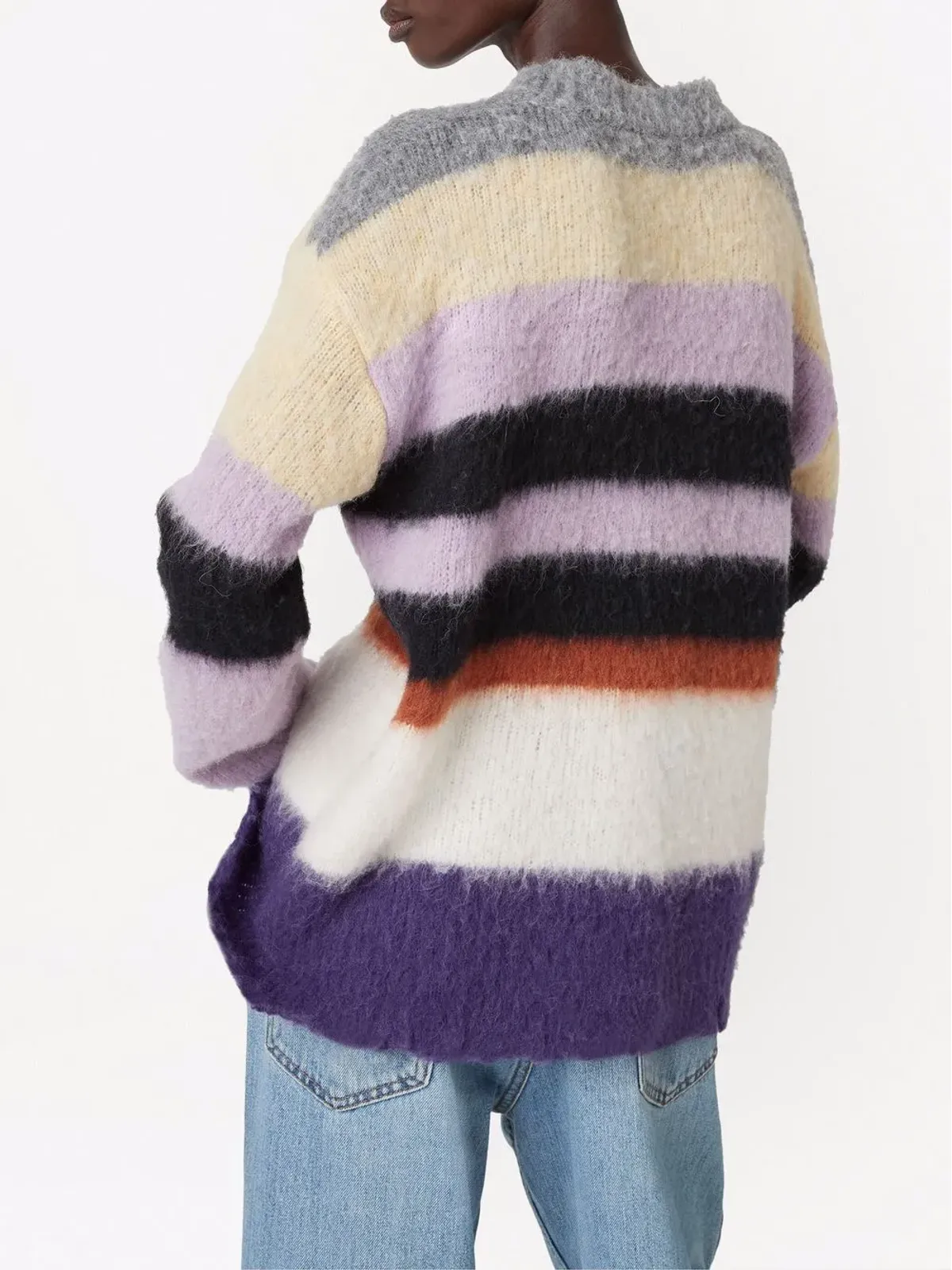 Marc Jacobs ブラッシュドストライプ ジャンパー - ピンク - 画像4