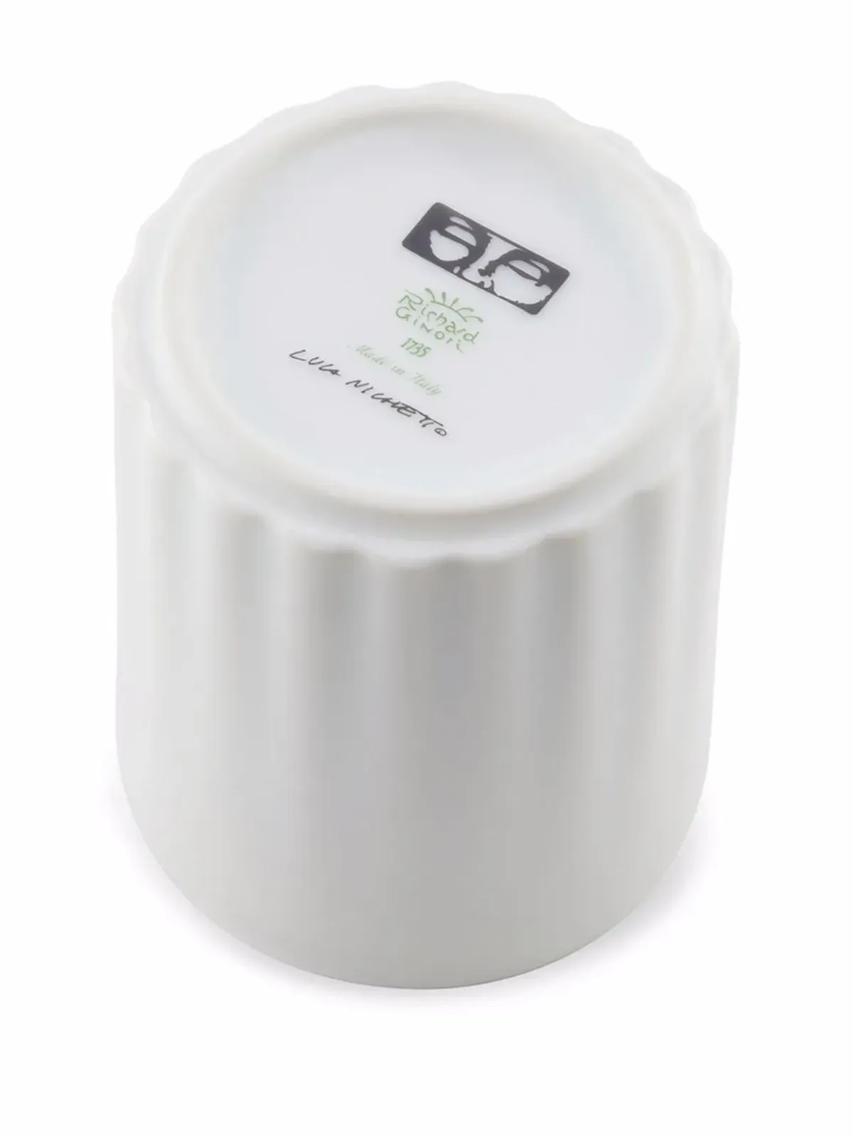 GINORI 1735 The Lady mask candle - White - 画像4