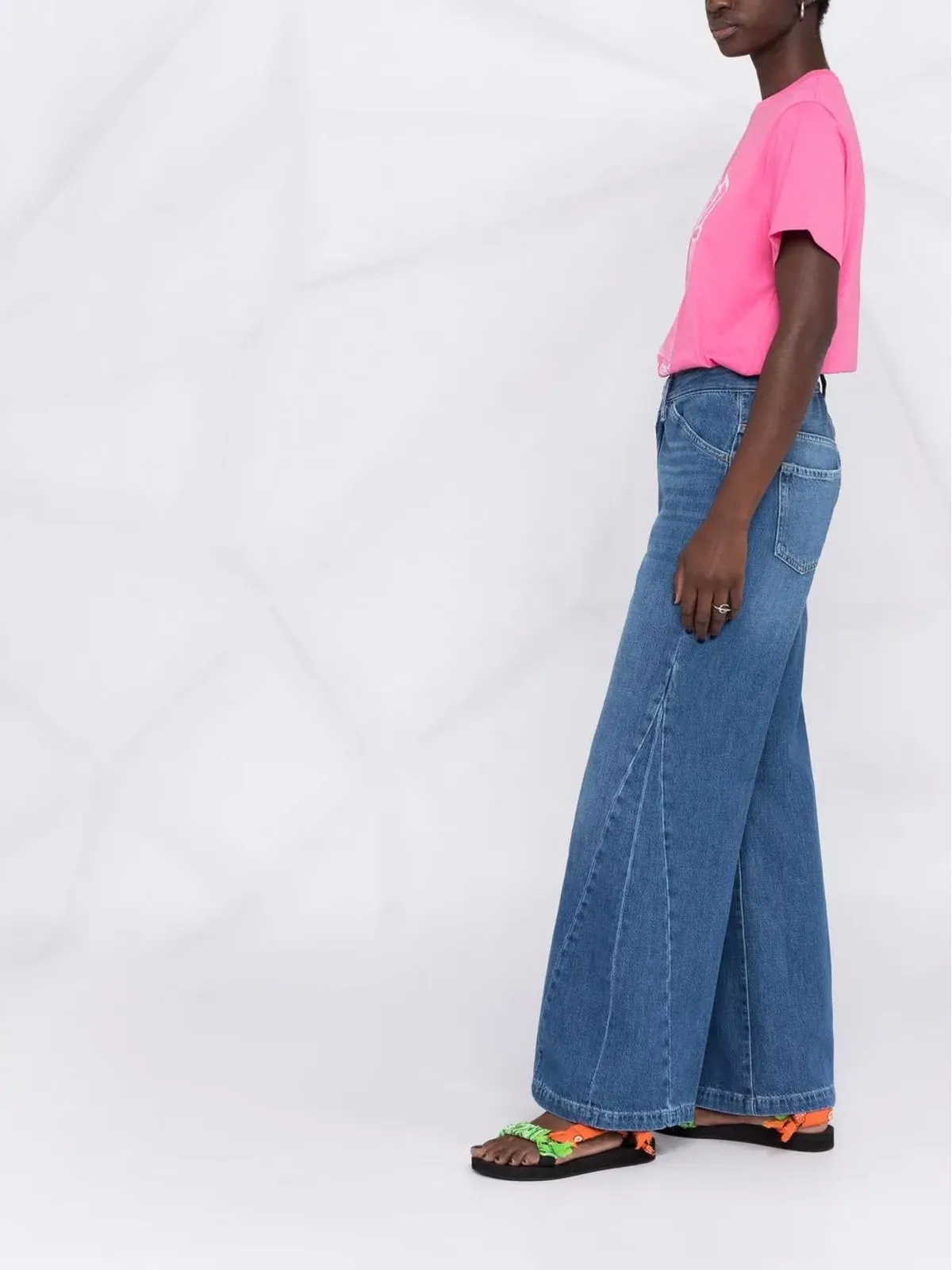 FRAME Le Baggy wide-leg jeans - Blue - 画像4