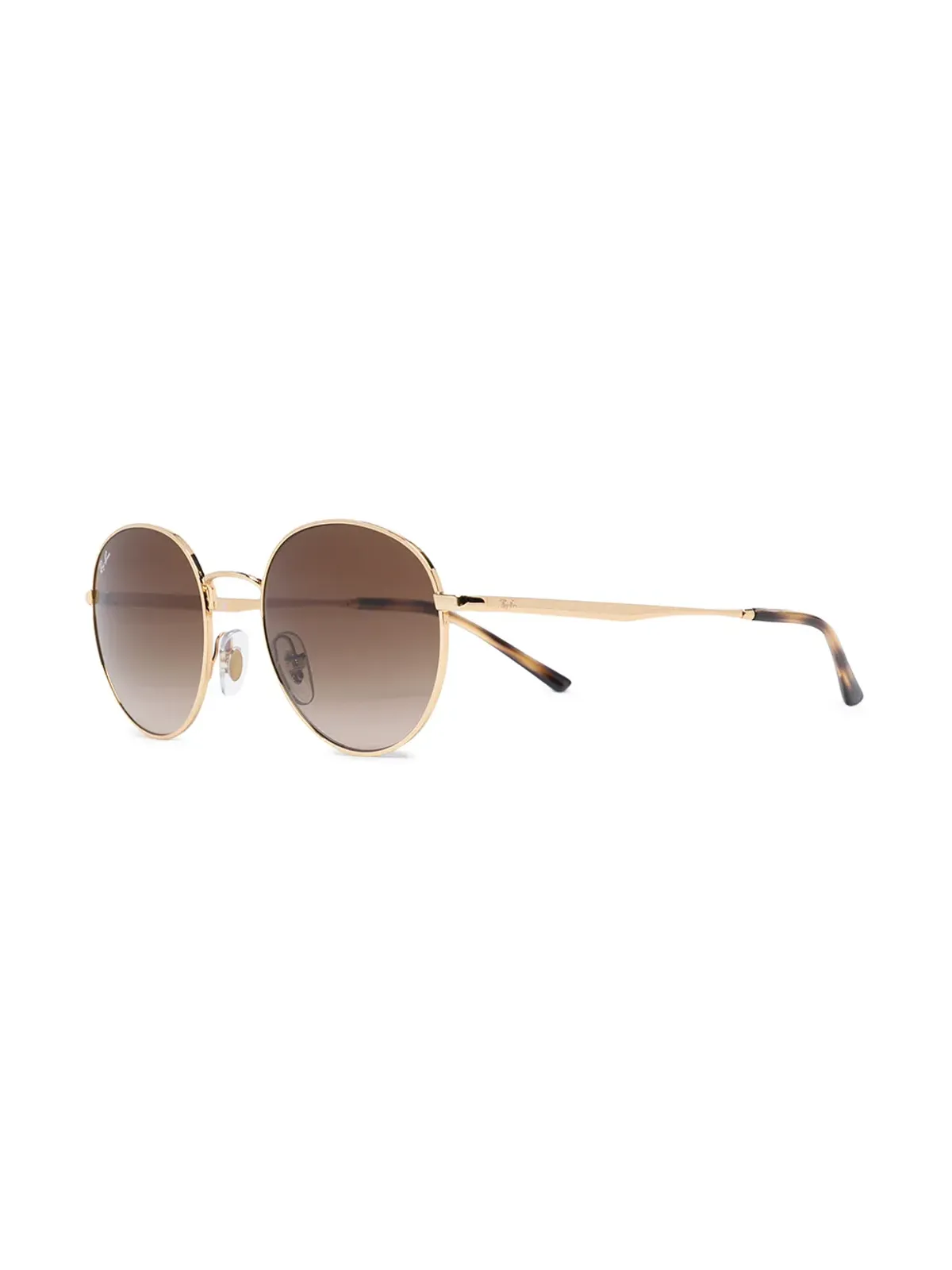 Ray-Ban RB3681 ラウンドフレーム サングラス ブラウン - 画像2