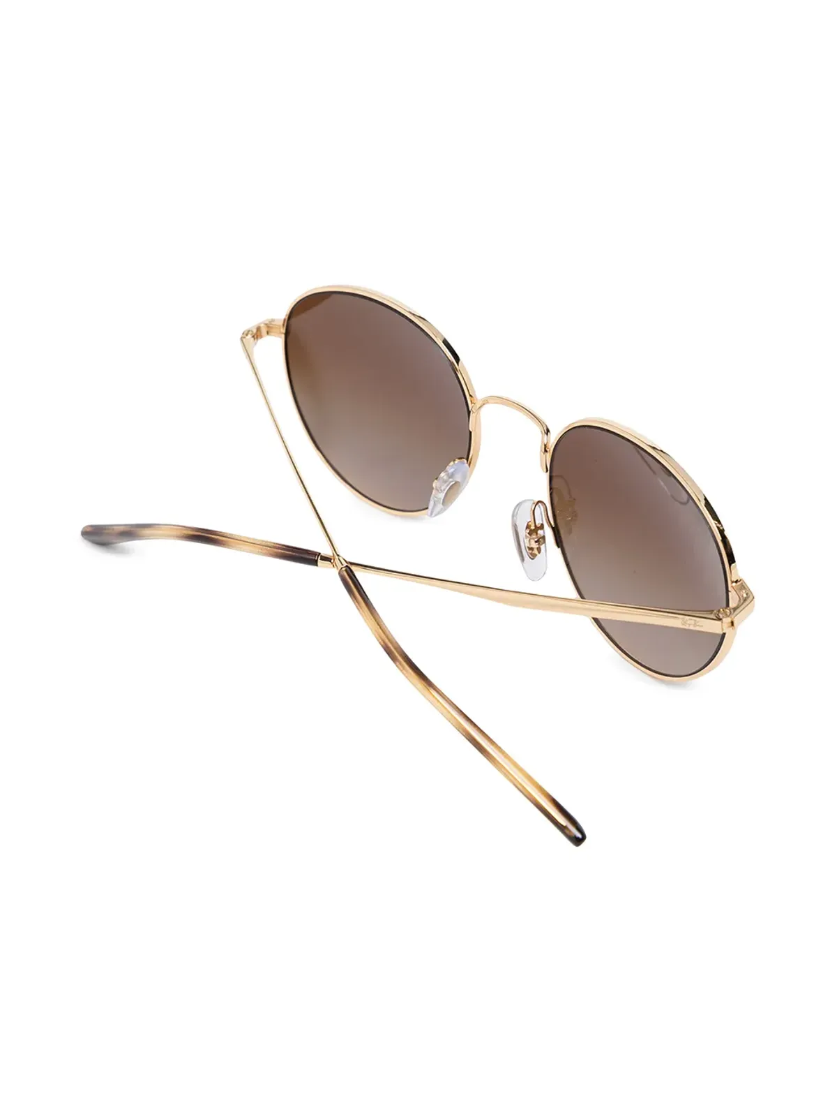 Ray-Ban RB3681 ラウンドフレーム サングラス ブラウン - 画像3