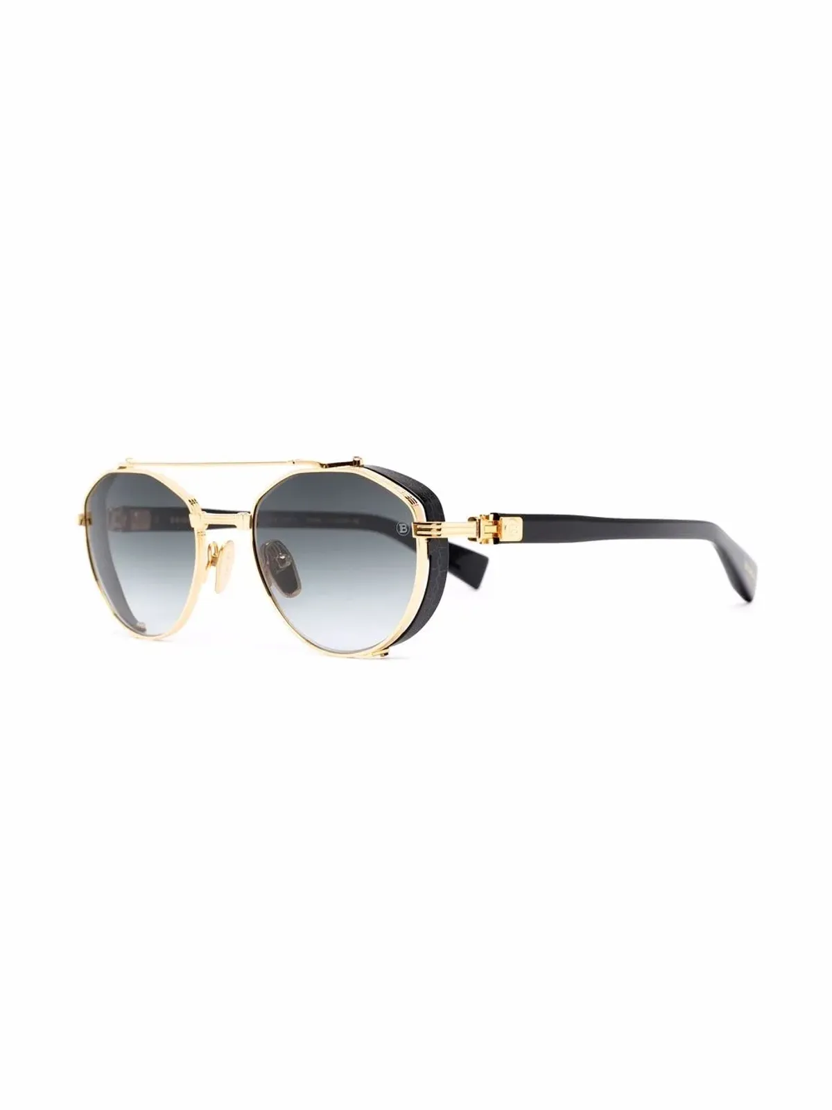 Balmain Eyewear ラウンドフレームサングラス - 画像2