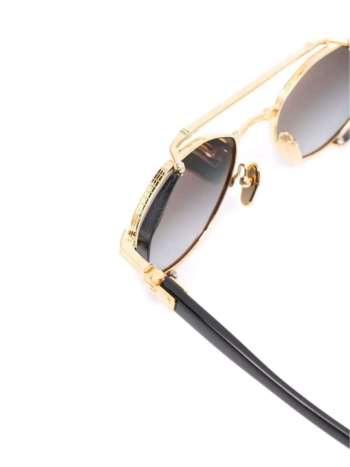 Balmain Eyewear ラウンドフレームサングラス - 画像3