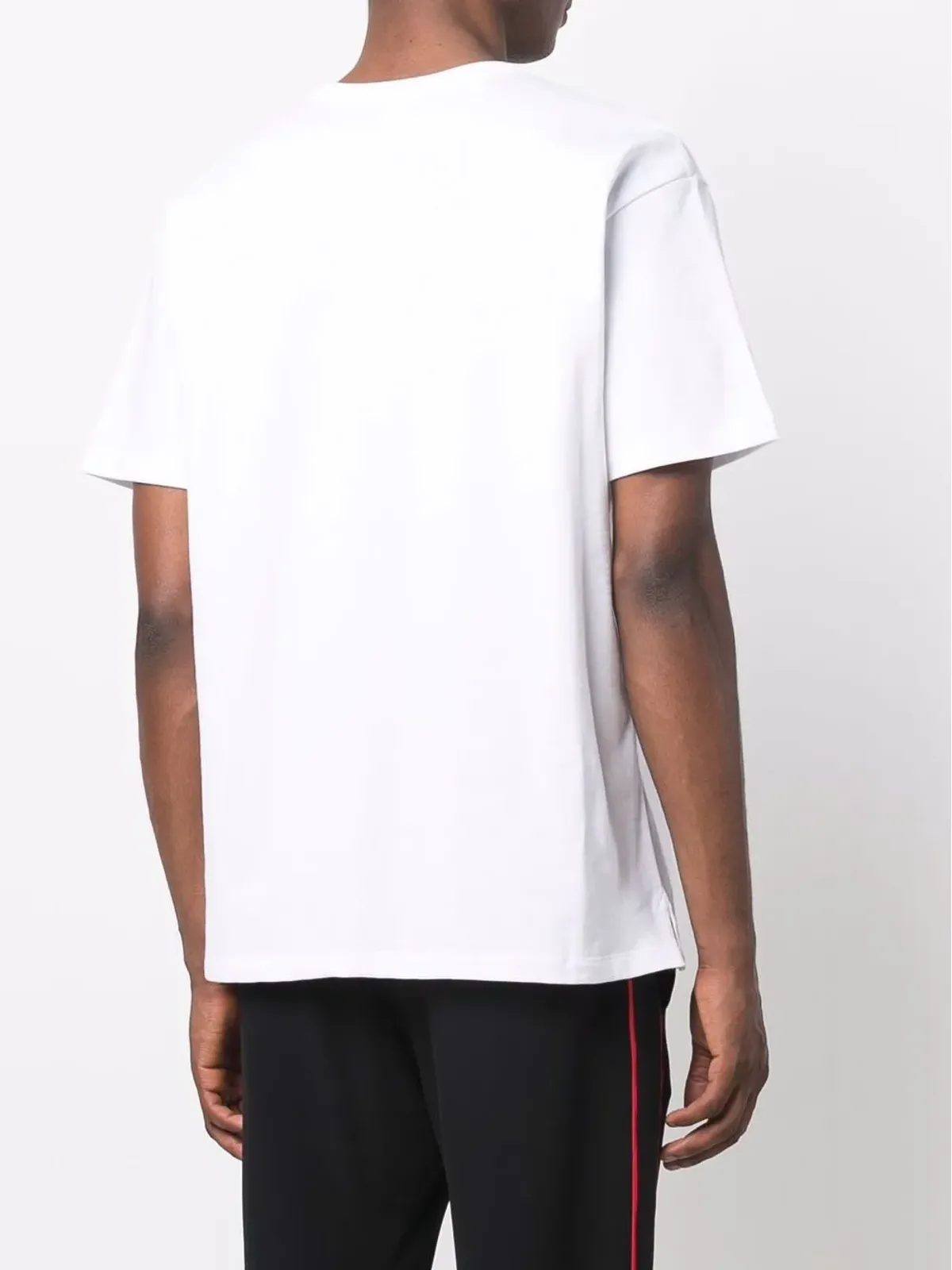 Alexander McQueen スケルトンプリント半袖Tシャツ - ホワイト - 画像4