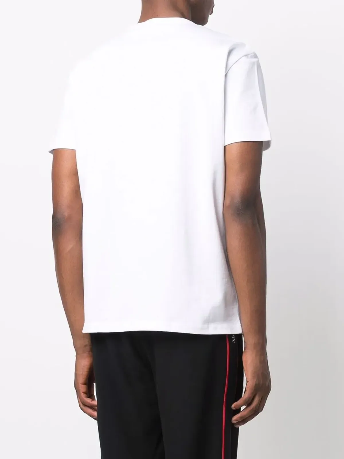 Alexander McQueen スケルトン ロゴプリント Tシャツ - 画像4