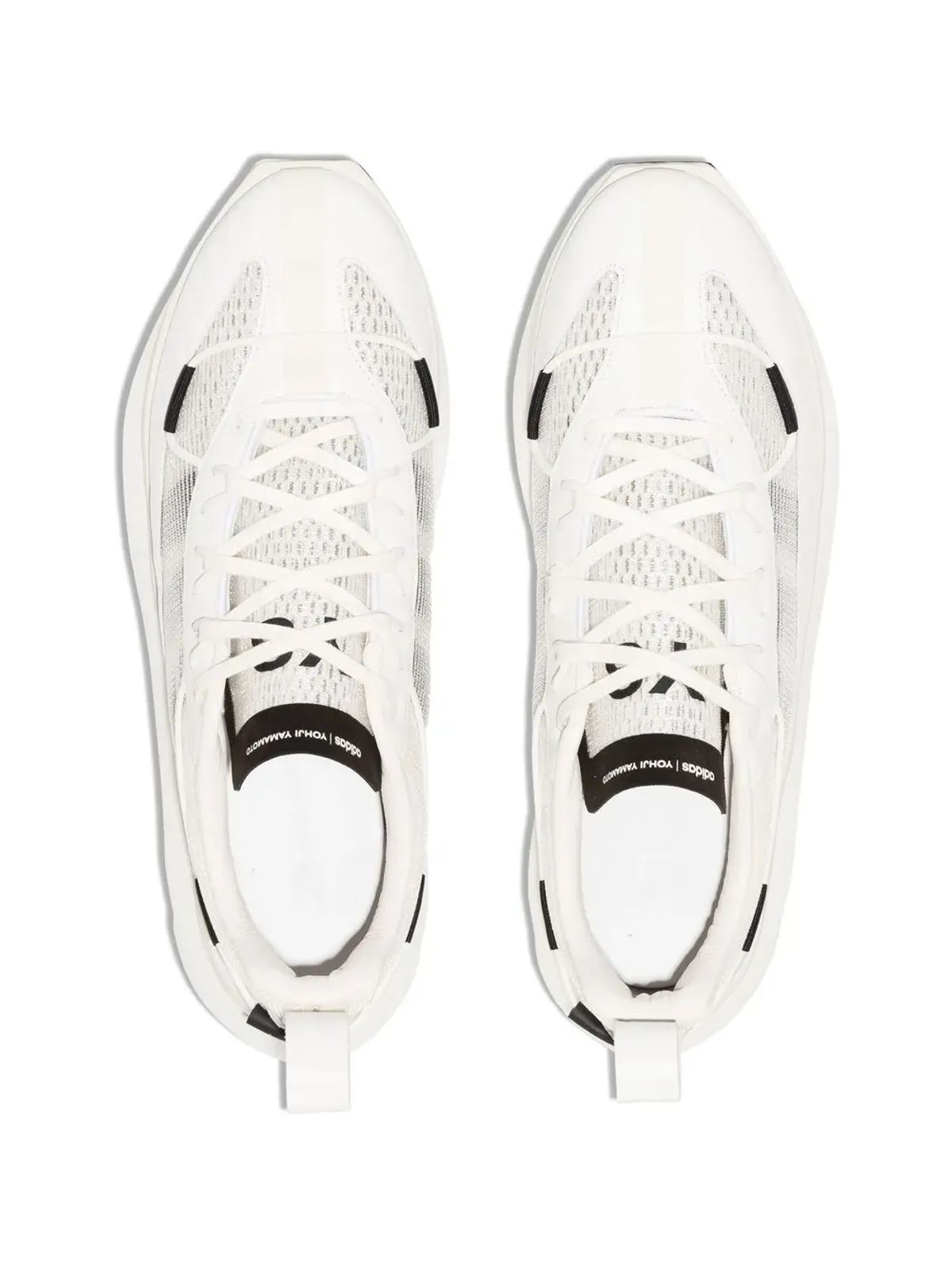 Y-3 シイク・ラン レースアップスニーカー - 画像4
