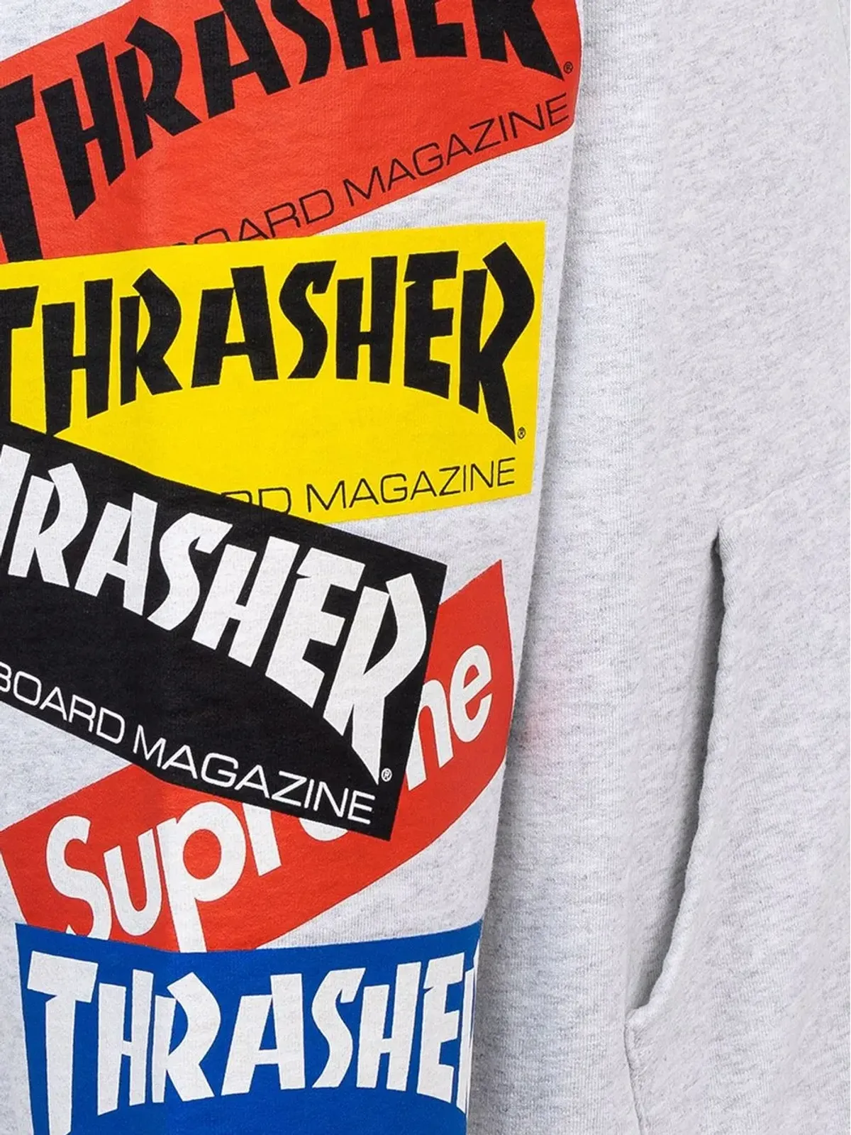 Supreme Thrasher マルチロゴ ジップアップフーディー - 画像3