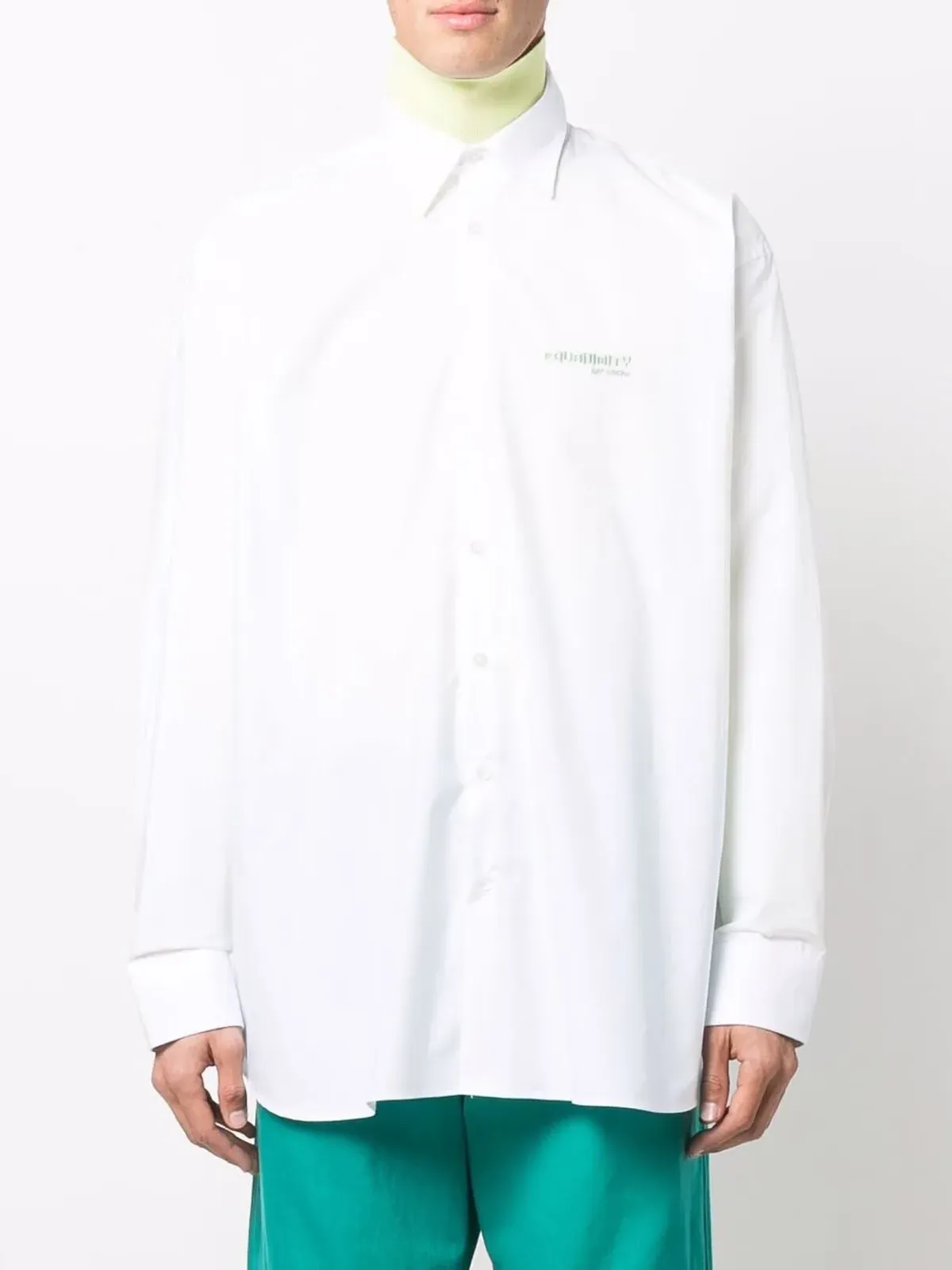 Raf Simons 刺繍ロゴ入りシャツ - 画像3