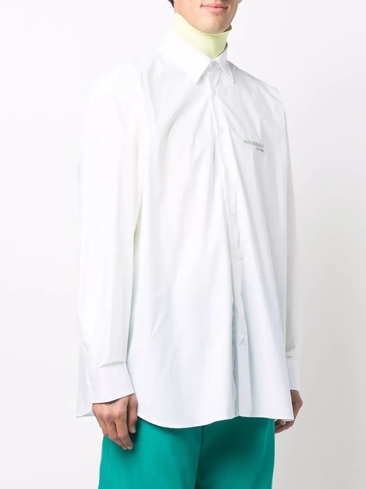 Raf Simons 刺繍ロゴ入りシャツ - 画像4