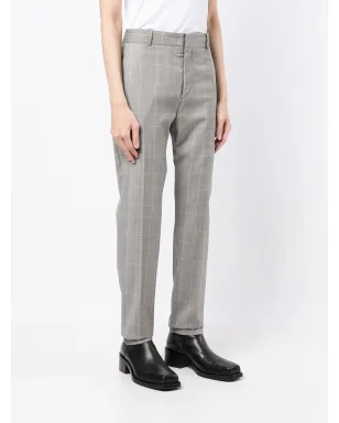 MARANT チェック柄コットン テーラードパンツ - グレー - サムネイル3