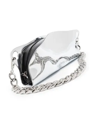 PUBLISHED BY Mayzie chrome shoulder bag - Silver - サムネイル5