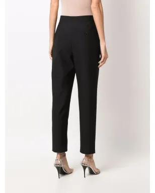 Alexander McQueen ジップディテール ハイウエストパンツ ブラック - サムネイル4