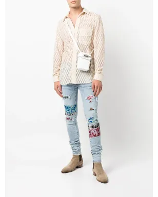 AMIRI レザー クロスボディバッグ - サムネイル2