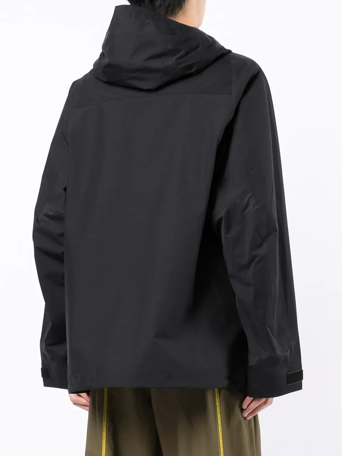 White Mountaineering フード付きジップジャケット - ブラック - 画像4