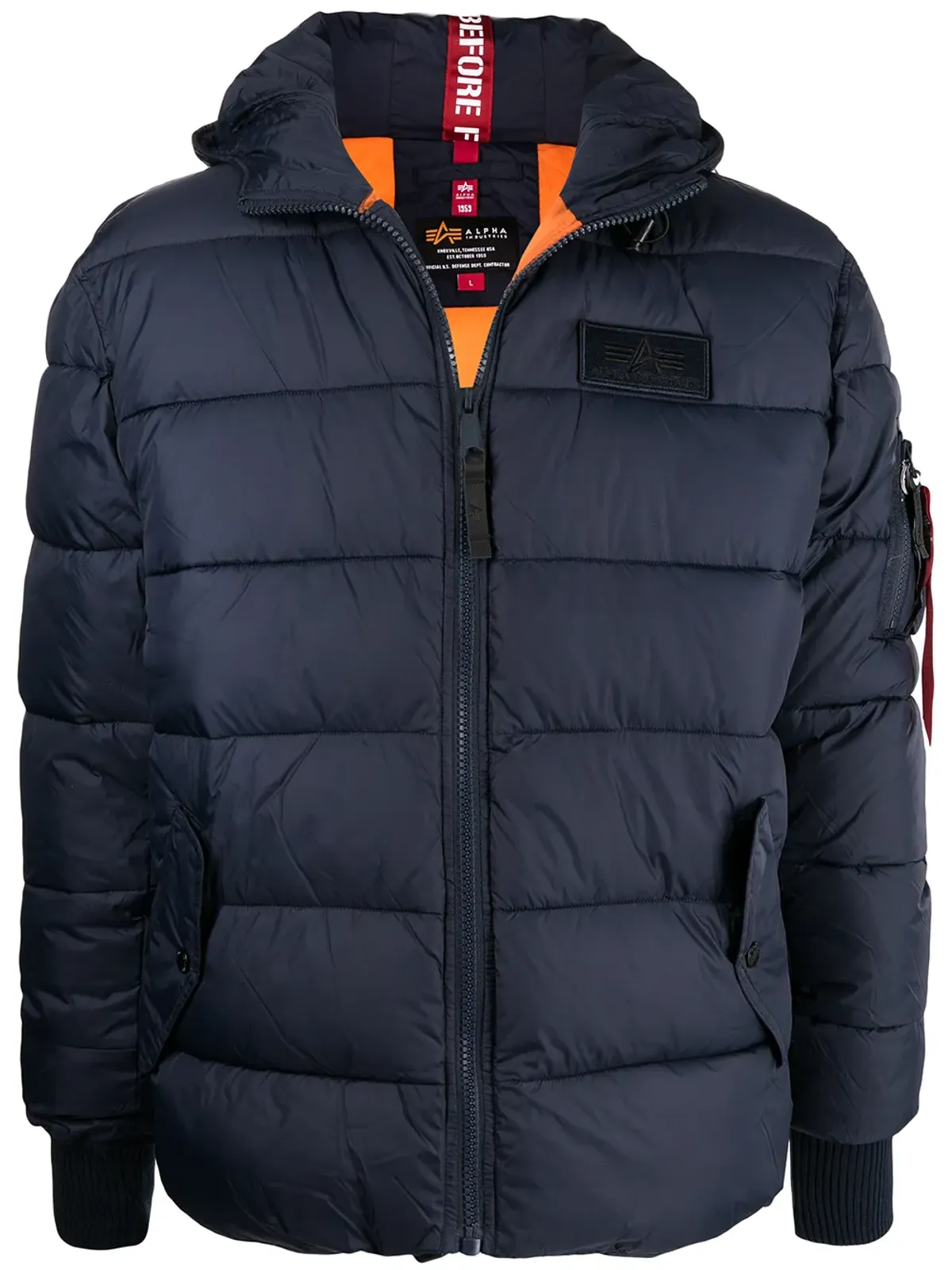 Alpha Industries パッド入りロゴジャケット - 画像1