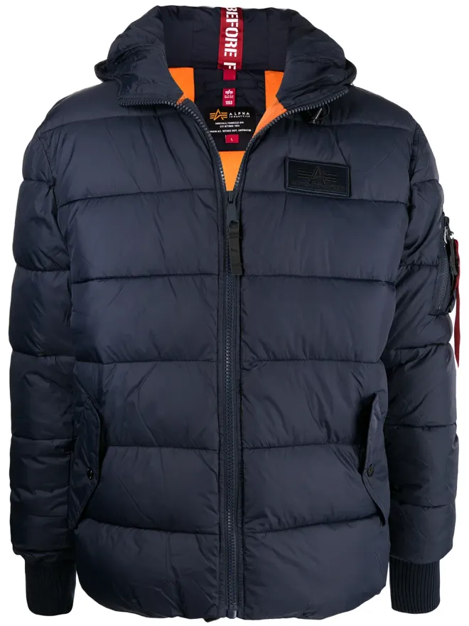 ALPHA INDUSTRIES Alpha Industries パッド入りロゴジャケットの商品画像