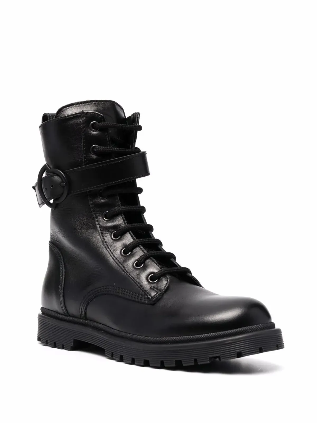 Moncler Enfant Carinne レースアップ・コンバットブーツ - 画像2