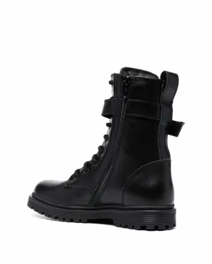 Moncler Enfant Carinne レースアップ・コンバットブーツ - サムネイル3
