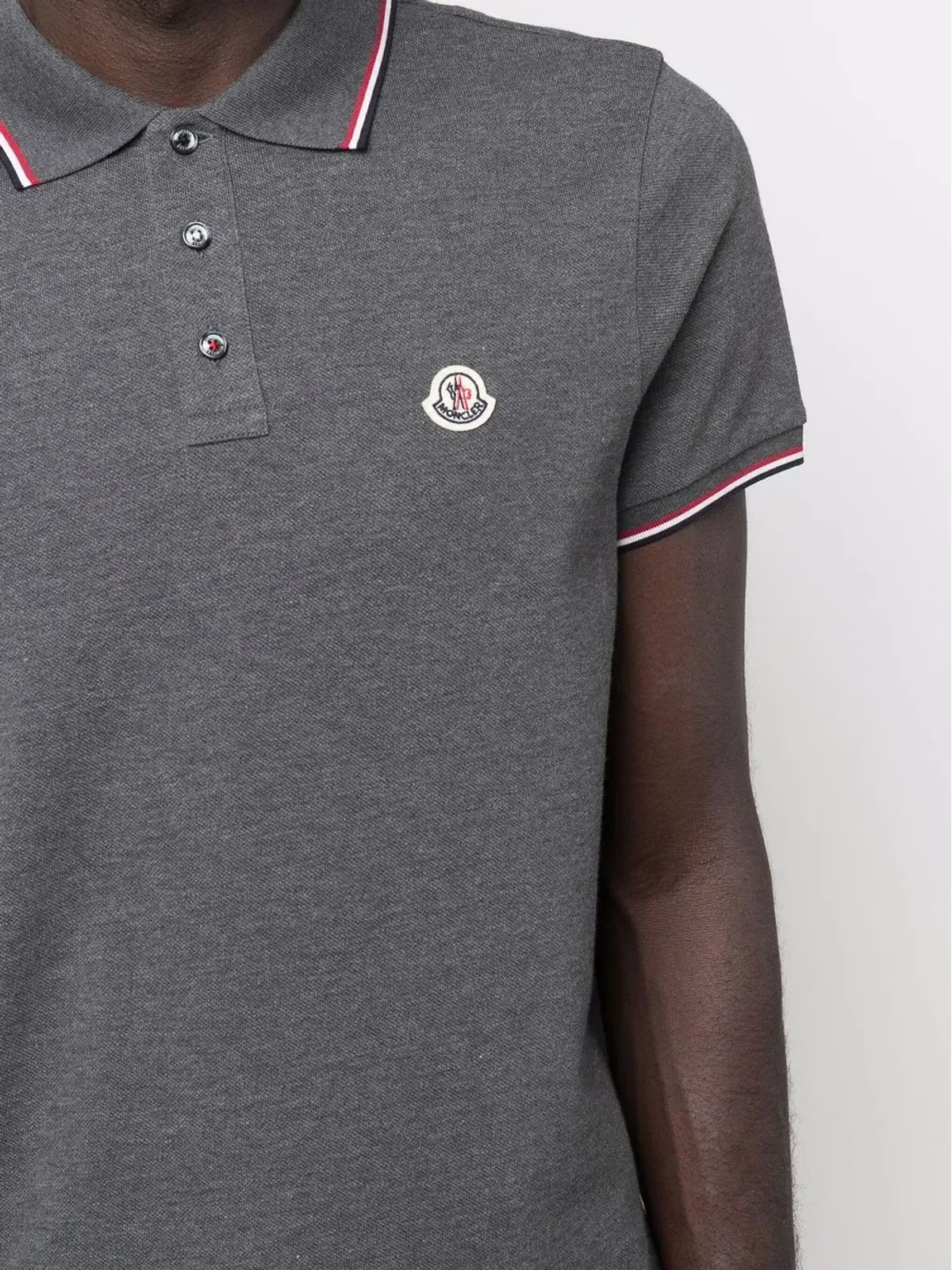 Moncler ピケ ロゴパッチ ポロシャツ - 画像5