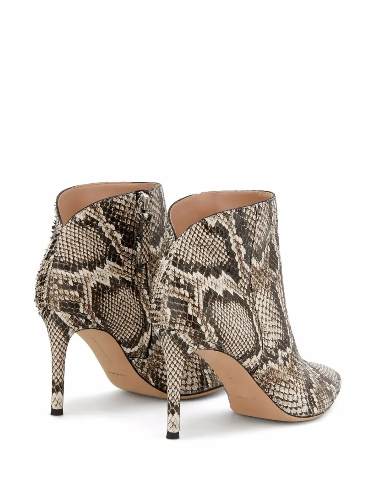 Giuseppe Zanotti Tysha snakeskin風ブーツ - 画像3