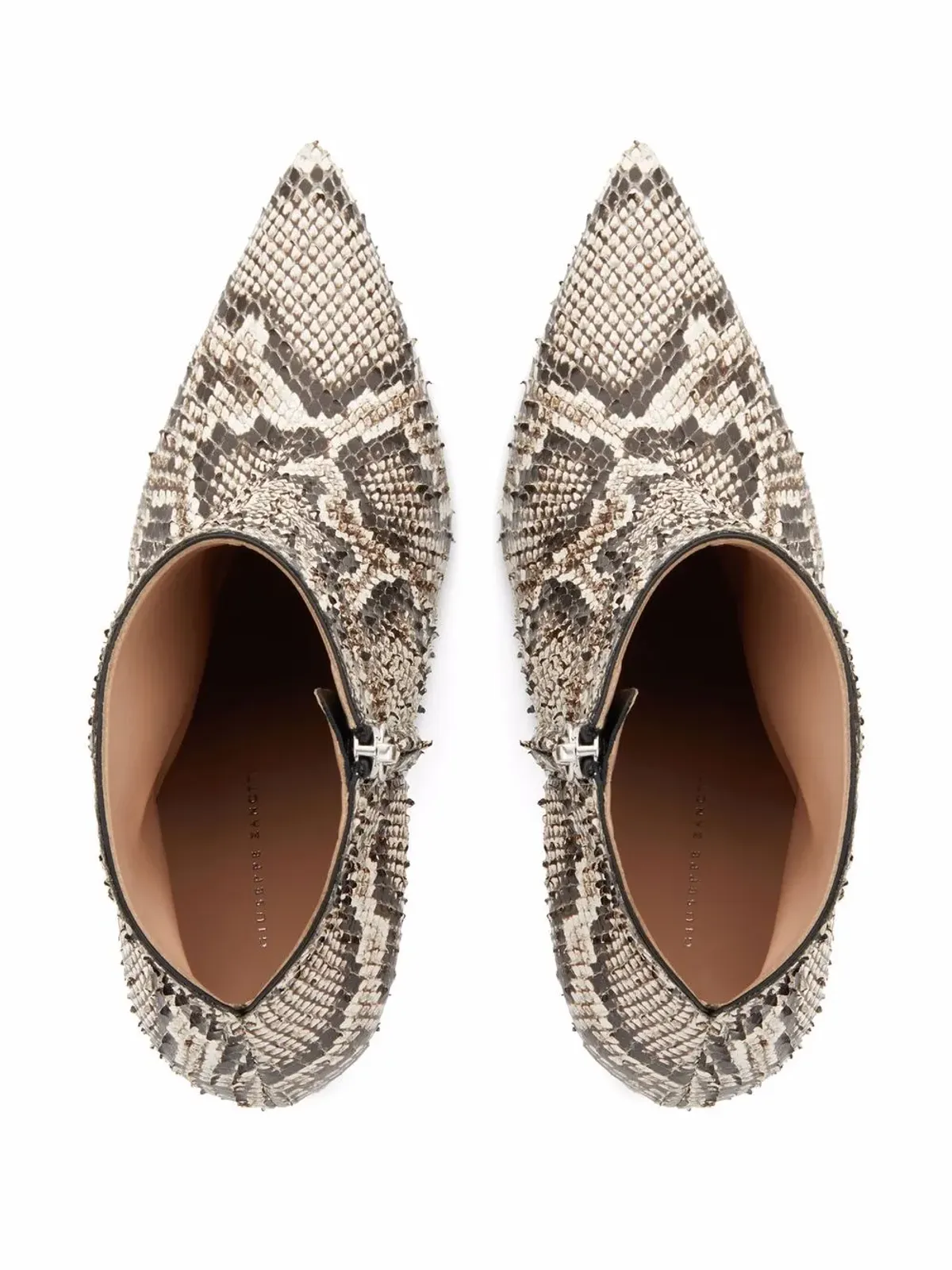 Giuseppe Zanotti Tysha snakeskin風ブーツ - 画像4
