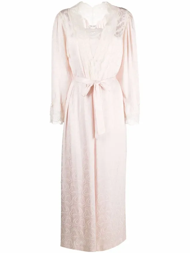 Christian Dior Pre-Owned Christian Dior Pre-Owned 1990年代 レースパネルのランジェリー2点セットの商品画像