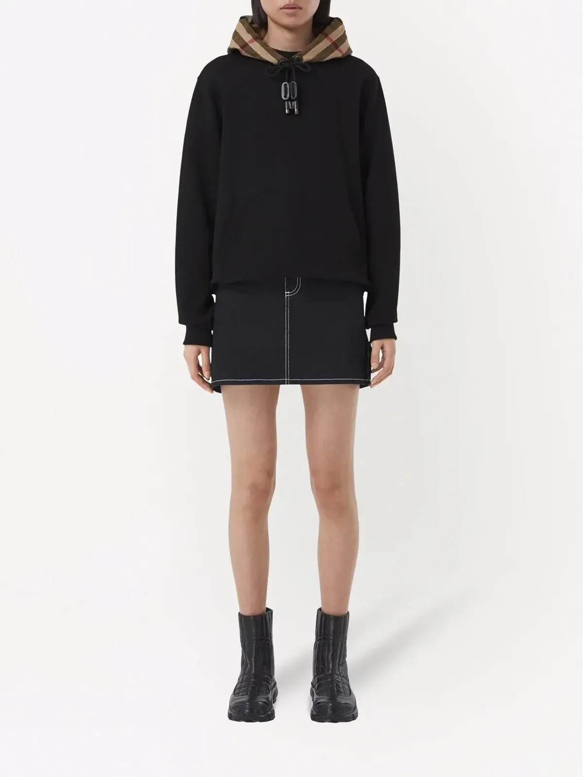 Burberry ビンテージチェック コットン パーカー - 画像2