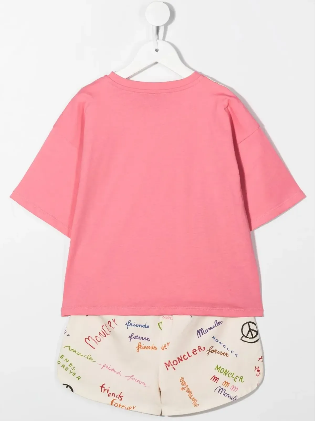 Moncler Enfant グラフィックプリント半袖トラックスーツ - 画像2