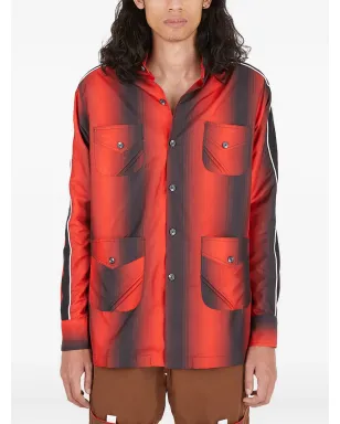 Ahluwalia ストライプ柄シャツジャケット - サムネイル1