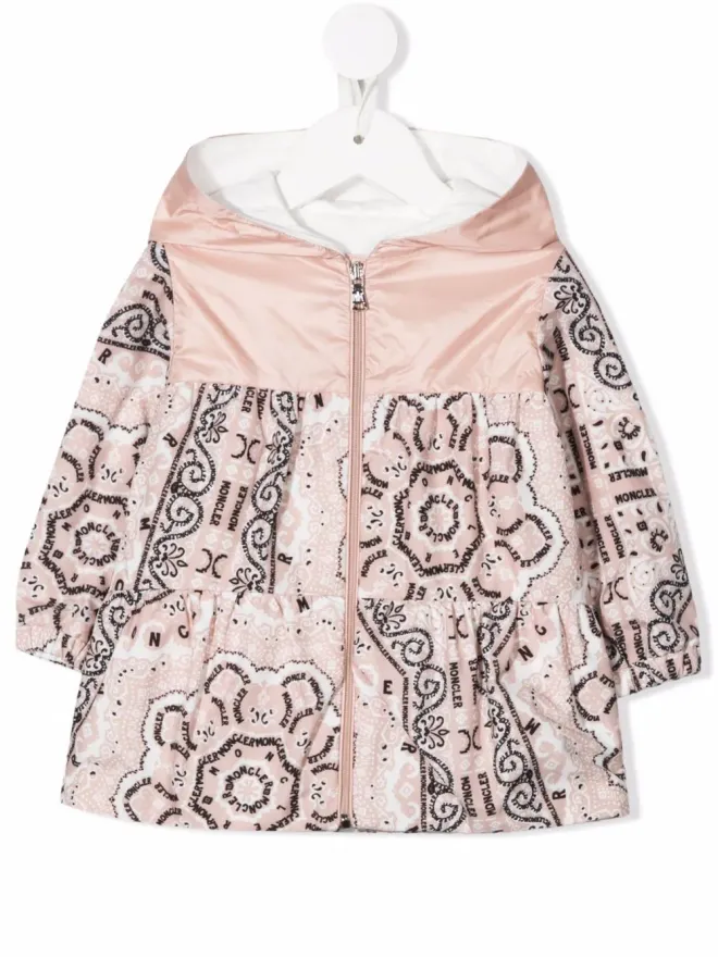 Moncler Enfant Moncler Enfant Narye フード付きペイズリーロゴ ジャケットの商品画像