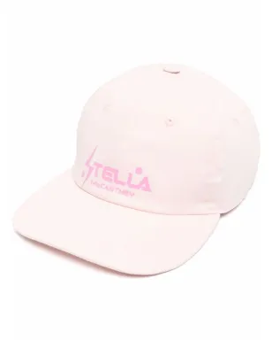 Stella McCartney ロゴプリント フラットピークキャップ - Pink - サムネイル1