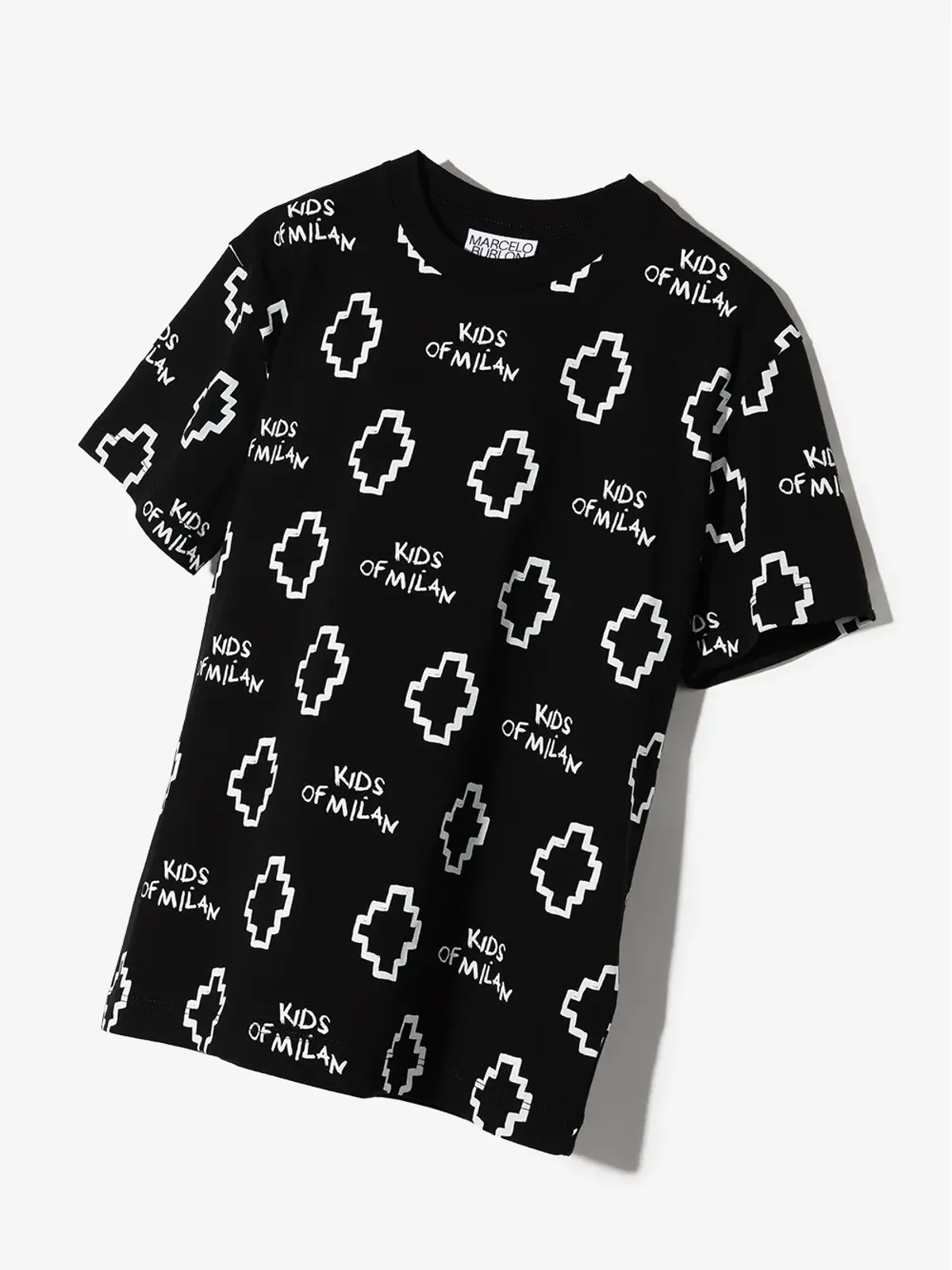 COUNTY OF MILAN KIDS ロゴプリントTシャツ - 画像2