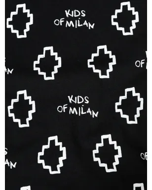 COUNTY OF MILAN KIDS ロゴプリントTシャツ - サムネイル4