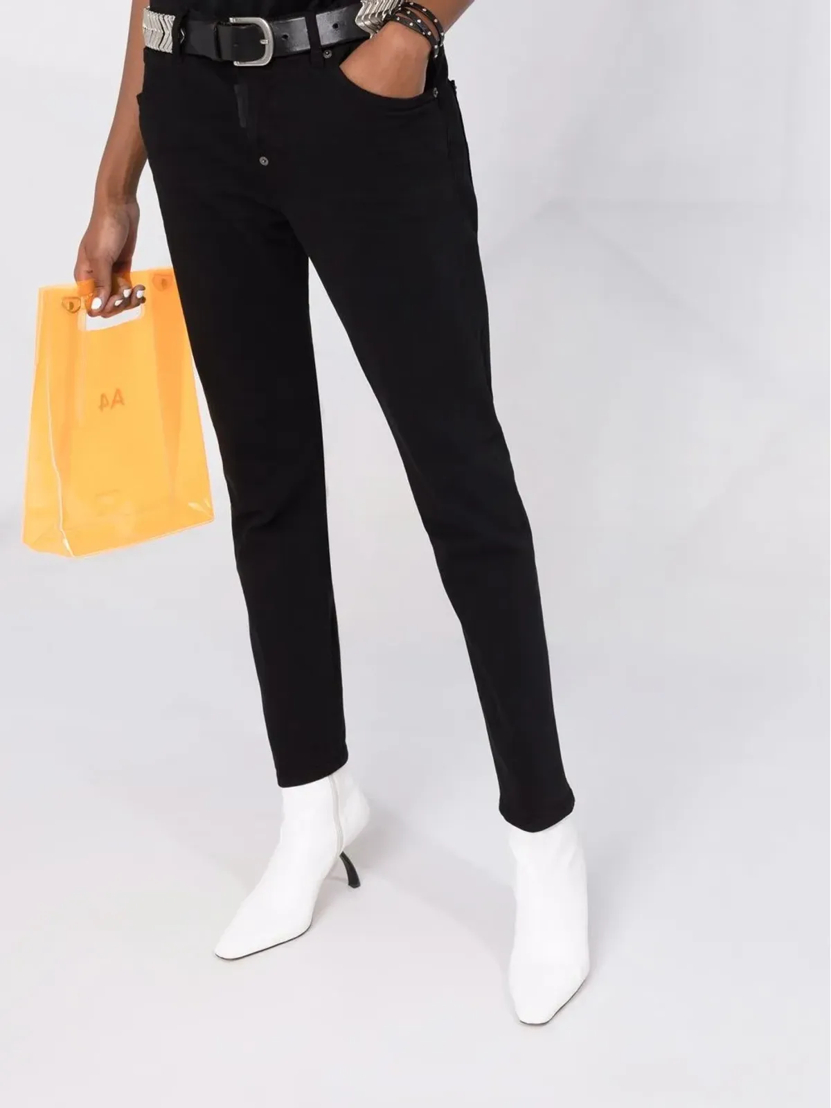 DSQUARED2 ロゴパッチ デニムジーンズ - 画像5