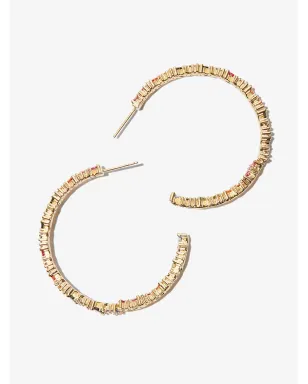 Suzanne Kalan 18kt イエローゴールド サファイア フープイヤリング - サムネイル3