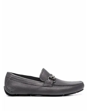 Ferragamo ガンチーニ シボ入りレザー ドライビングシューズ - サムネイル1