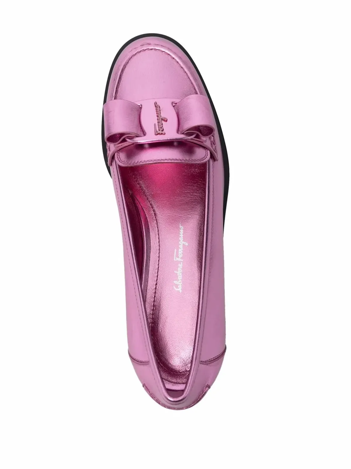 Ferragamo ヴィヴァルド ハイシャイン バレリーナシューズ - 画像4