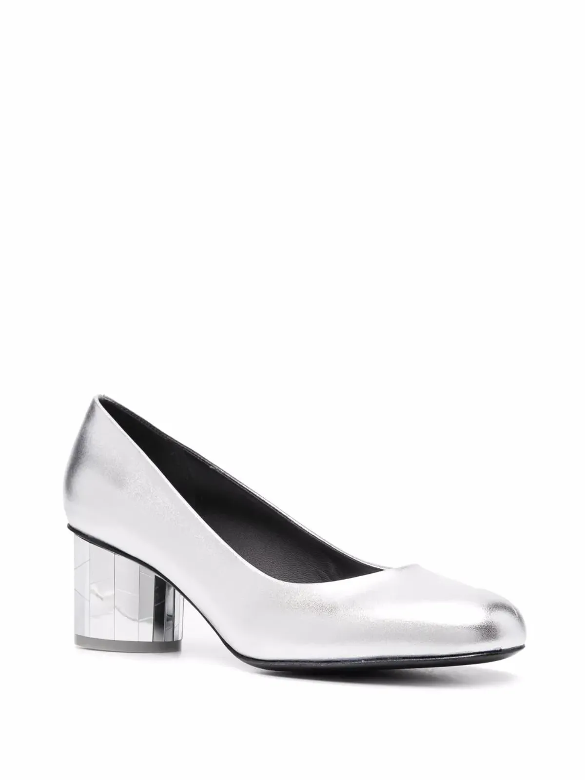 Ferragamo Farrah スリップオン レザーパンプス - グレー - 画像2