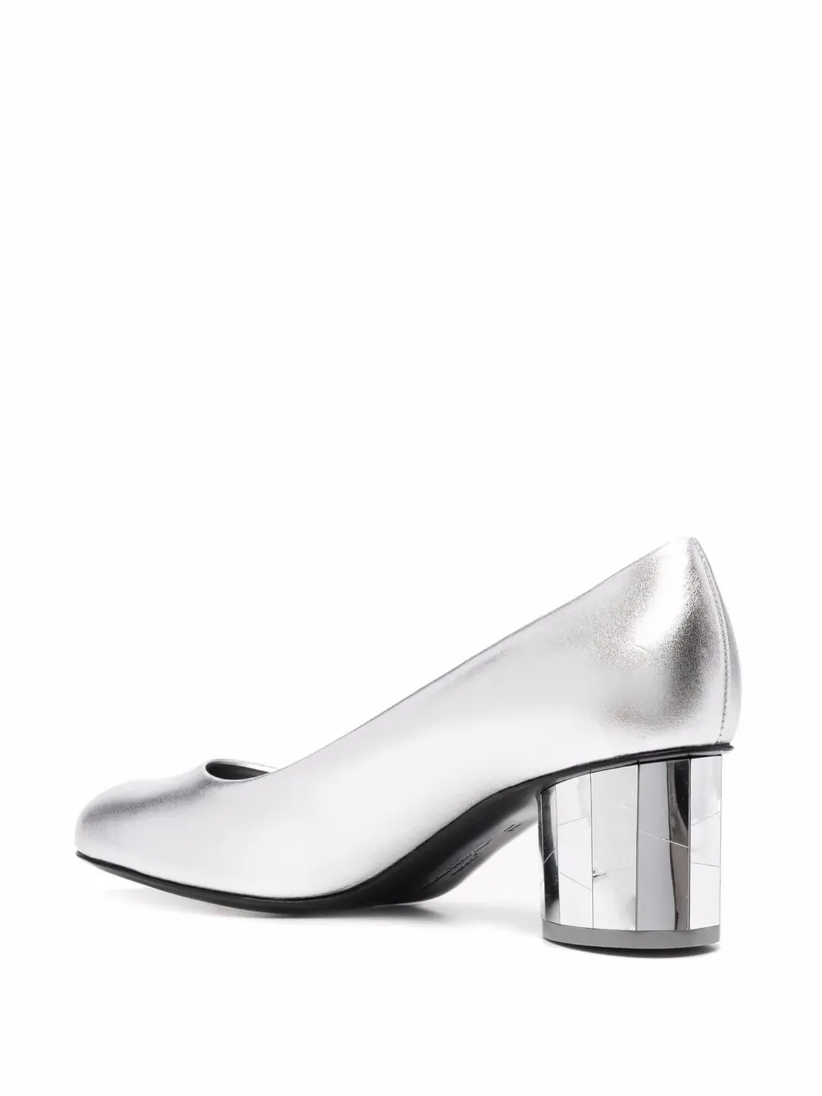 Ferragamo Farrah スリップオン レザーパンプス - グレー - 画像3