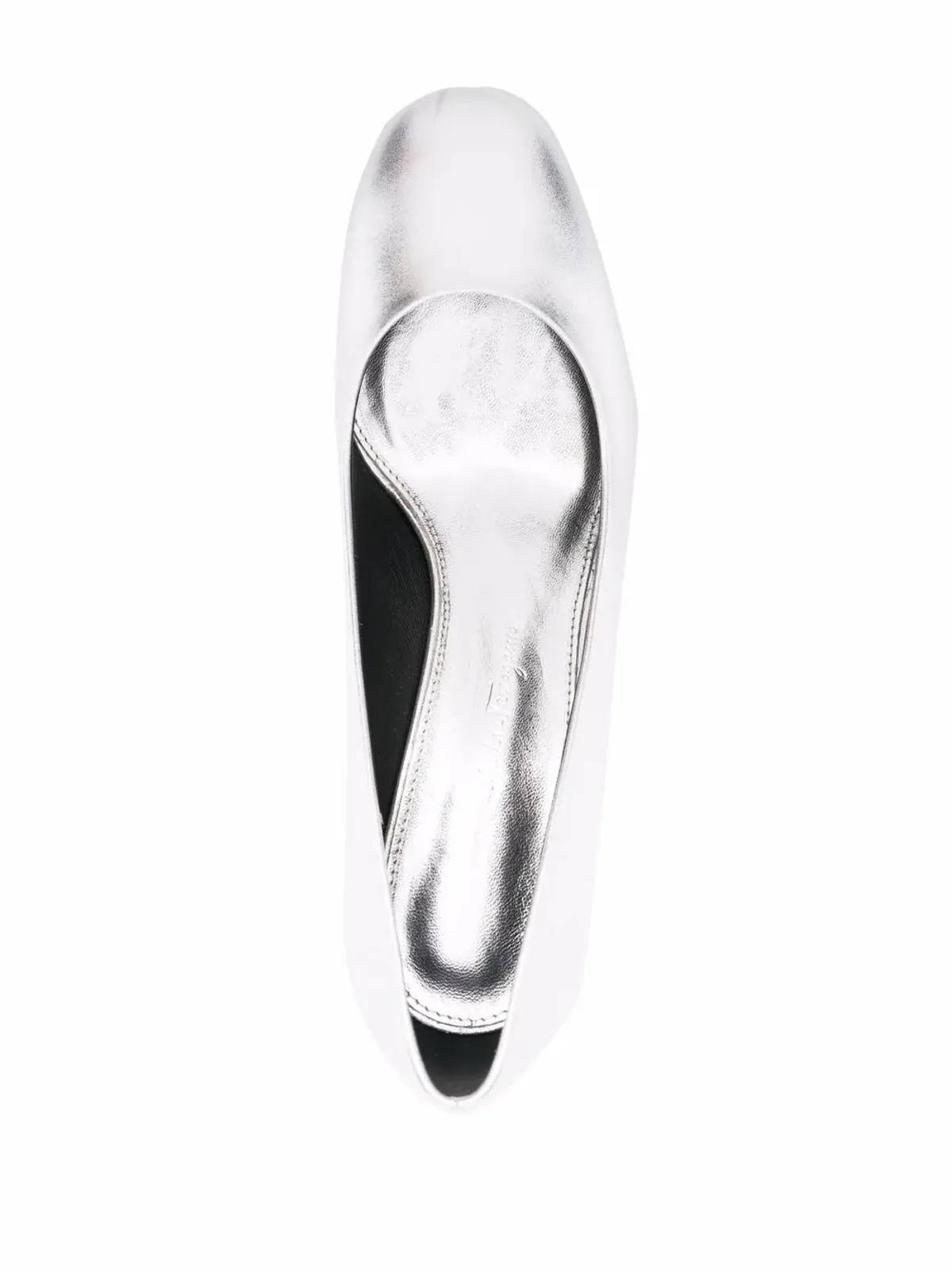 Ferragamo Farrah スリップオン レザーパンプス - グレー - 画像4